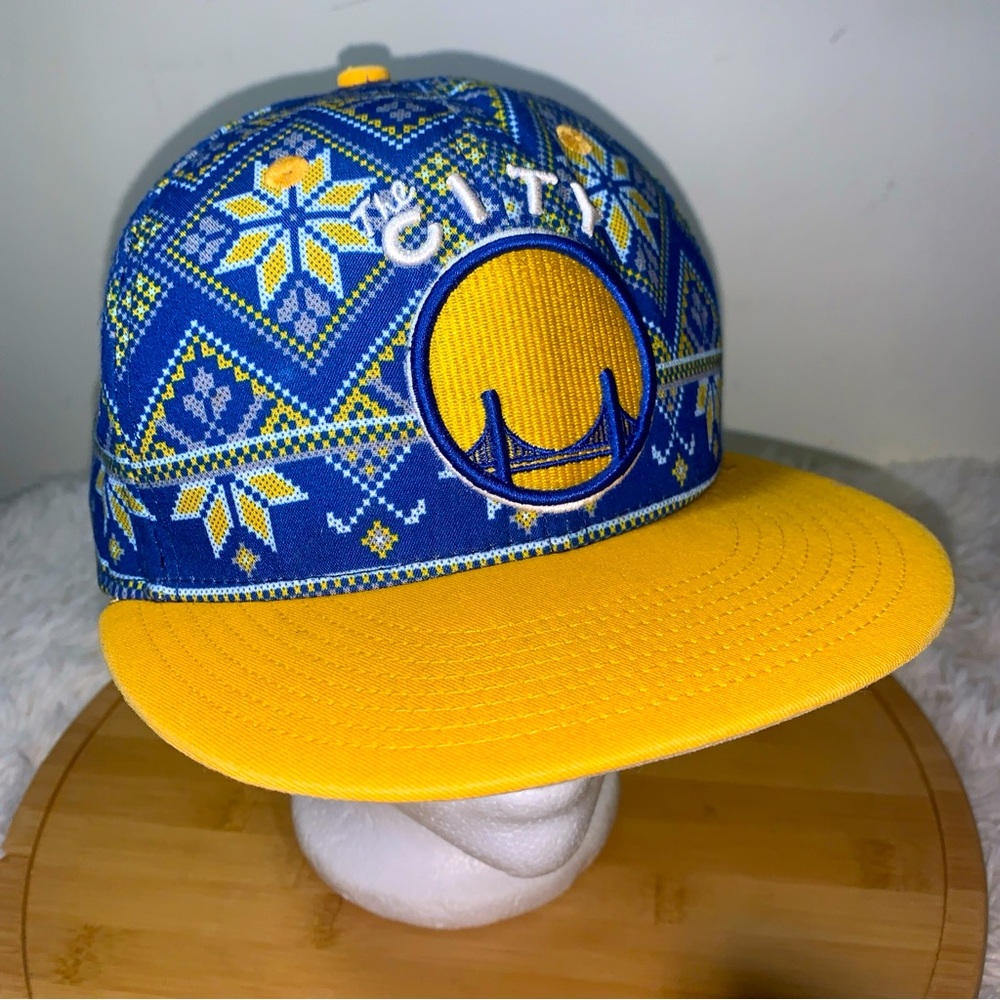 Golden State Warriors New Era Hat Cap Mens Snapback The City 9Fifty Geometric